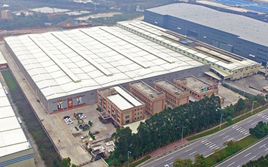 Finished aluminum windows and doors ready for inspection