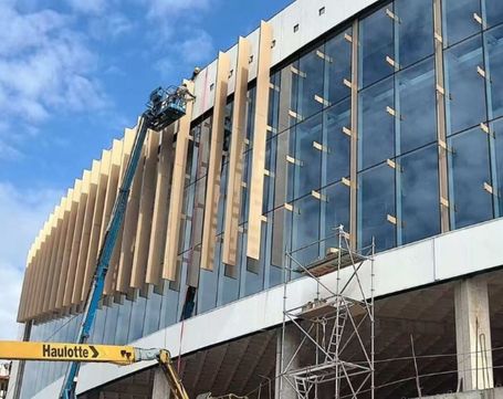 Ventura Mall TERRANOVA curtain wall and skylight project in Santa Cruz, Bolivia