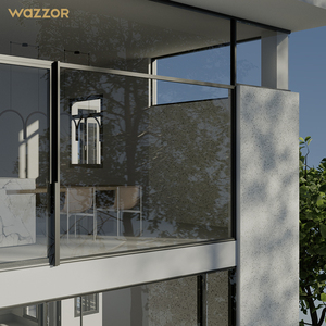 Wazzor House Windows For Sale Factory Direct Price Aluminum Glass Casement Window With Mosquito Fly Net Screen