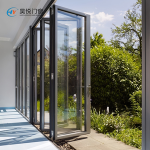 Bi-Fold Doors Threshold Foldable Glass Door