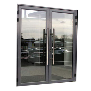 Aluminum Frame Front Door KFC Entrance Swing Door