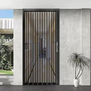 Custom Anti-Mosquito Anti-Theft Diamond Mesh Folding Door Aluminum Alloy Flat Mesh Push-Pull Invisible Window