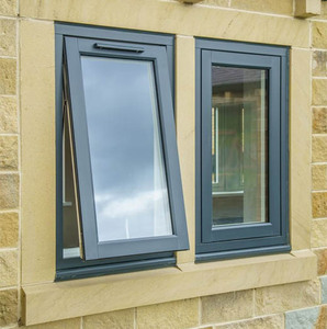 Steel Aluminum Heat Insulation Glass Casement Door