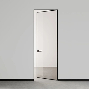 Minimal Frame Hinged Door Aluminium Glass Swing Door