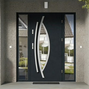 Modern Design Entry Pivot Door House Home Aluminum Security Door