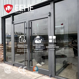 EEHE Storefront Door Modern Heavy Duty Aluminum Commercial Door