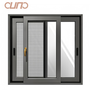 OUNA Aluminium Alloy Windows Doors House Exterior Aluminum Sliding Windows