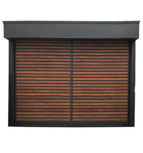 Automatic Electric Aluminum Roller Shutter Door Customized Roll up Door for Residential Villas and Garages
