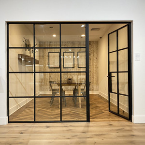 China Supplier Customized Size Metal Framed French Wrought Iron Indoor Walls Divider