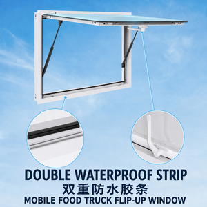 Aluminum Composite Panel Flip Up Serving Window