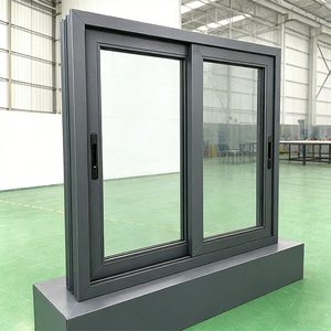 Modern Thermal Break Commercial Aluminium Sliding Windows