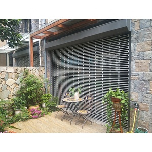 Perforated Roller Shutter Door With Grills