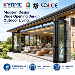 Thermal Break Exterior Bi Folding Door