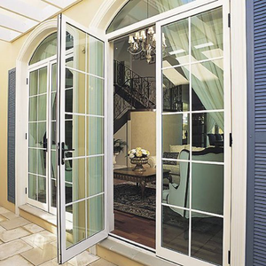 Farmhouse Style Aluminum Frame Tinted Glass Casement Windows