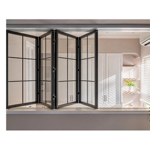 Retractable Security Sliding Folding Grill Door