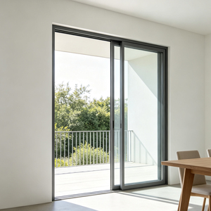 Windproof Sealed Quiet Aluminum Glass Sliding Door