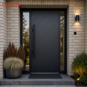 Aluminum Entrance Door Soundproof Thermal Break Security Door