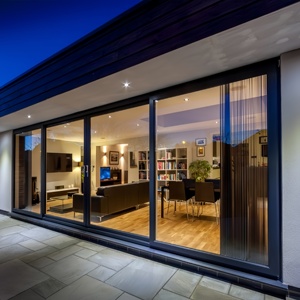 Customized Modern Sliding Door House Kitchen Waterproof Soundproof Aluminum Frame