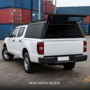 Sloped Hard Truck Canopy Matte Black Tonneau Cover