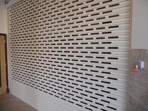 Modern Design Motorized Security Grill Roller Shutter Door Guangzhou Aluminum Mesh Roll-Up Gate Anti-Theft