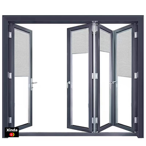 Open Sliding Window Aluminum Alloy Material Folding Casement Windows and Doors