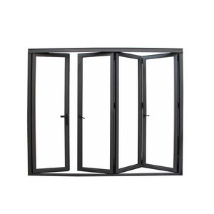 High Strength Aluminum Folding Door Double Layer Insulated Glass