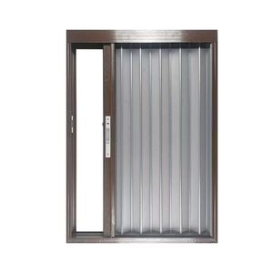 Custom-made diamond Mesh Aluminum Alloy Folding Invisible Screen Door for Home Use