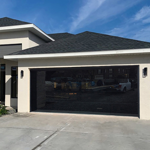 Garage Door Supplier Rolling Foldable Commercial Glass Bi Fold Garage Door