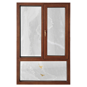 High Quality Aluminum Clad Wood Modern Replacement Windows