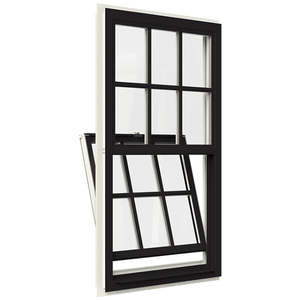 Prefabricated Windows And Doors Customized Aluminum Double Hung Window Manufacturers Supply Double Glazing Double Hung Window