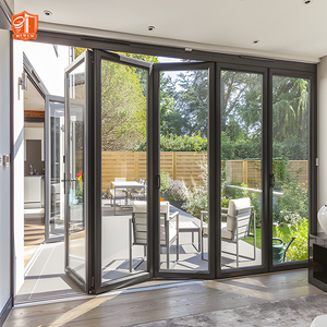Hurricane Proof Aluminum Exterior Balcony Patio Bifold Door