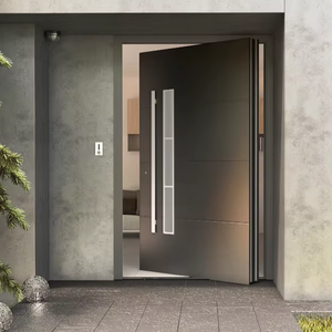 CBMmart Miami-Dade Certificate NFRC North American Style Panel Modern Entrance Front Pivot Doors