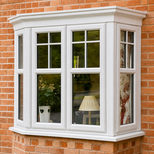 Customized Aluminum Bay Window Double Hung Sashes