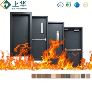 Asia Super Factory Certification Metal Doors Indoor Fire Doors Hotel Apartments Fire Doors
