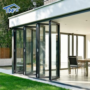 Luxury Modern Style Aluminum Exterior House Sliding Folding Doors