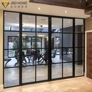 NFRC Certified Black Aluminium Sliding Glass Door