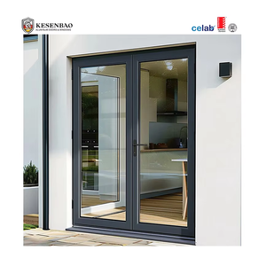 Soundproof Double Glass Aluminum Casement Swing Door