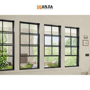 Factory Direct Lift Vertical Sliding Windows Aluminum Single Hung Windows