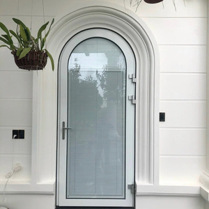 High Quality Aluminum Alloy Modern Arch Exterior Glass Doors