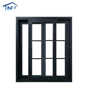Custom NFRC AS2047 Thermal Break Aluminum Waterproof Double Tempered Low-e Glass Sliding Windows