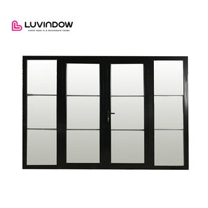 American Style Kitchen Double Glazed Glass Front French Doors