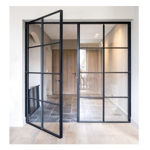 Black Crittall Style Internal Slimline Aluminum Doors