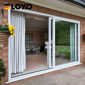 Eloyd Custom Modern Aluminum Glass Sliding Doors With Waterproof Hurricane Impact Lift Slide