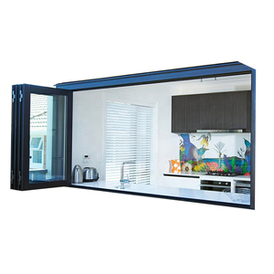 Top Aluminium Cheap Price Aluminum 3 Season Porch Window Horizontal Push and Pull Bi Fold Windows