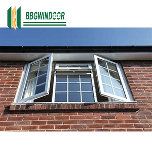 Lukliving Brown Color Aluminum Casement Windows