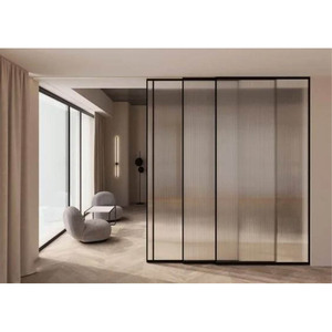Slim Frame Narrow Aluminum Alloy Sliding Door