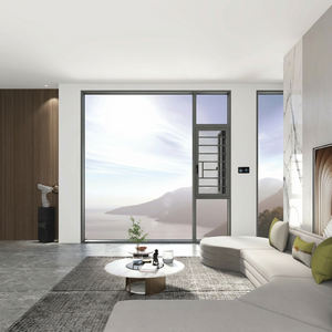 Modern Narrow Side Casement Swing Broken Bridge Window
