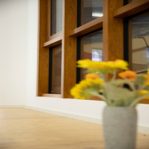Energy Efficient Modern Aluminum Clad Wood Tilt and Turn Swing Open Windows