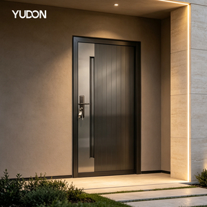 Anti Rust Anti Theft Aluminum Entrance Shed Door