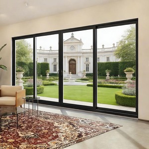 Customized Balcony Glass Door Double Tempered Glazed
